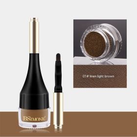 Air Cushion Eyebrow Ointment Smooth Long-lasting Natural Three-dimensional Waterproof And Sweat-proof