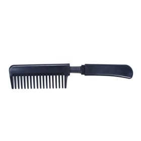 Simple Hairdressing Comb Plastic Multi-color Hair Styling Dense Gear Push Edge Flat