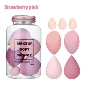 Foreign Trade Makeup Puff 7 PCs Canned Cosmetic Egg Suit Drift Bottle Makeup Sponge Soaking Water Bigger Mini