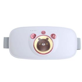 Girls Menstrual Vibration Heating Belly Warming Massage Belt