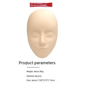 Silicone 5D Three-dimensional Tattoo Embroidery Practice Human Surface Leather Base